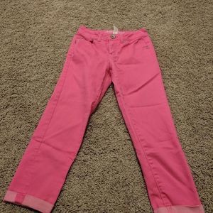 Justice size 12s Pink Jeans